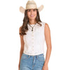 Panhandle Slim Womens Lace Sleveless Blouse - LWN0S08836-12