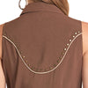 Panhandle Slim Womens Sleveless Shirt Chocolate - LWN0S08852-20