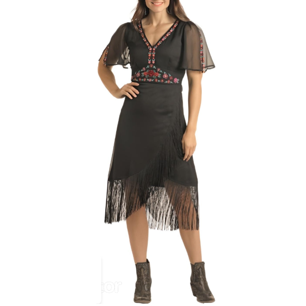 Panhandle Womens Embroidered Dress