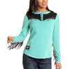 Panhandle Womens Studded Long sleeve T-Shirt