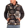 Powder River Mens Aztec Printed Vest - DM98C04093-01