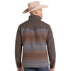 Powder River Mens Canvas Jacquard Jacket Brown - DM92C09230-22