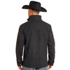 Powder River Mens Coat Heather Black
