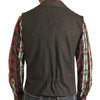 Powder River Mens Dark Heather Wool Vest