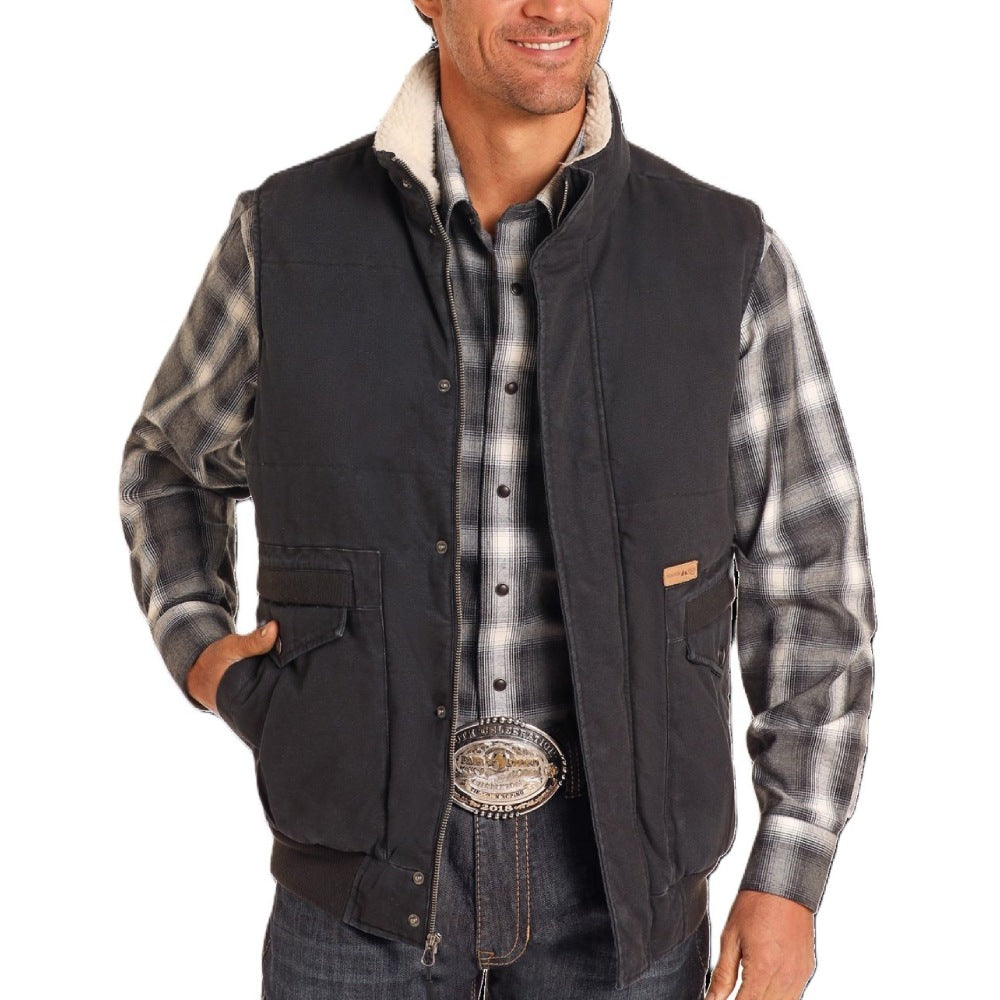 Powder River Mens Heavy Enzyme Wash Vest