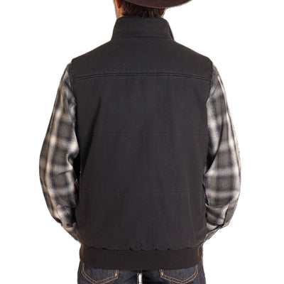 Powder River Mens Heavy Enzyme Wash Vest - DM98C04087-01