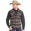 Powder River Mens Montana Vest Charcoal - DM98C09228-02