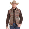 Powder River Mens Santa Fe Aztec Jacquard Vest - DM98C09229-90