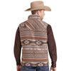 Powder River Mens Santa Fe Aztec Jacquard Vest - DM98C09229-90