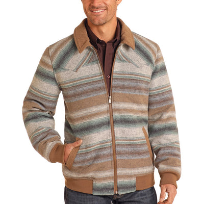 Powder River Mens Serape Wool Jacket