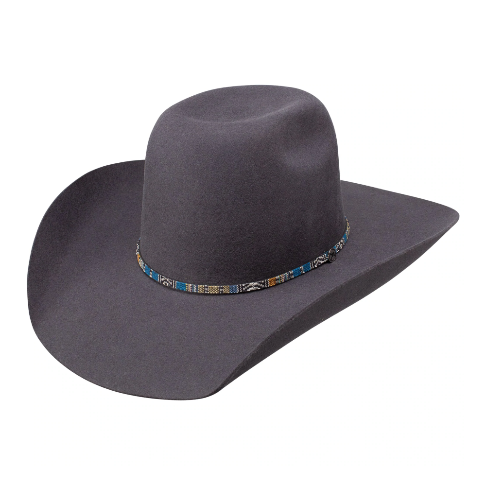 Resistol Mens Silver Smoke 6X Felt Hat - RWSLSM90-53