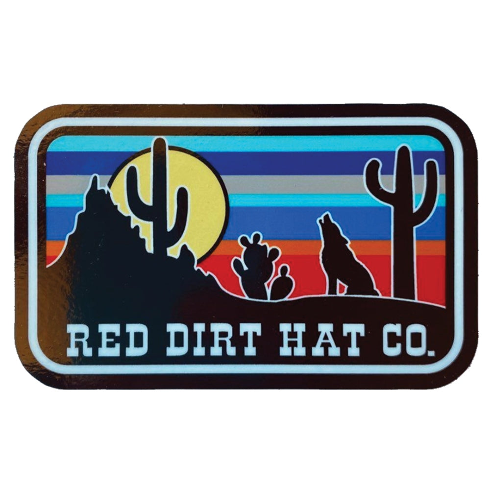 Red Dirt Coyote Decal - COYOTEDECAL