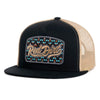 Red Dirt Mens Aztec Patch Cap Black - RDHC482