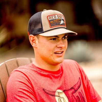 Red Dirt Mens Bones Flat Cap