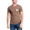 Red Dirt Mens Buffalo Chip T-Shirt Brown - RDHC-T-157