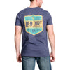 Red Dirt Mens Cactus Graphic T-Shirt Navy - RDHC-T-165