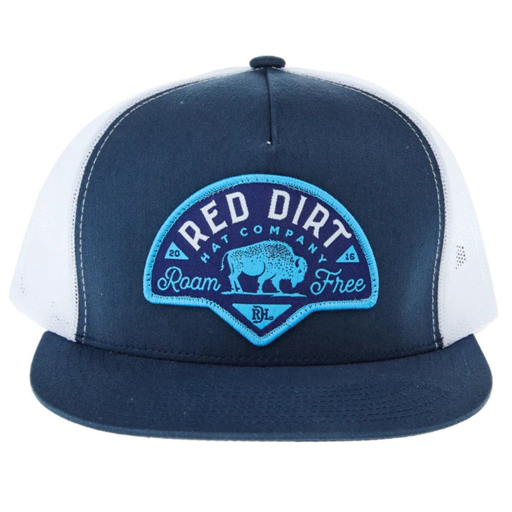 Red Dirt Mens Classic Flat Cap Navy - RDHC399