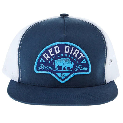 Red Dirt Mens Classic Flat Cap Navy - RDHC399