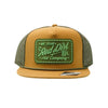 Red Dirt Mens Cowboy Up Flat Cap Brown - RDHC524