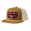 Red Dirt Mens Dawn Flat Cap Brown