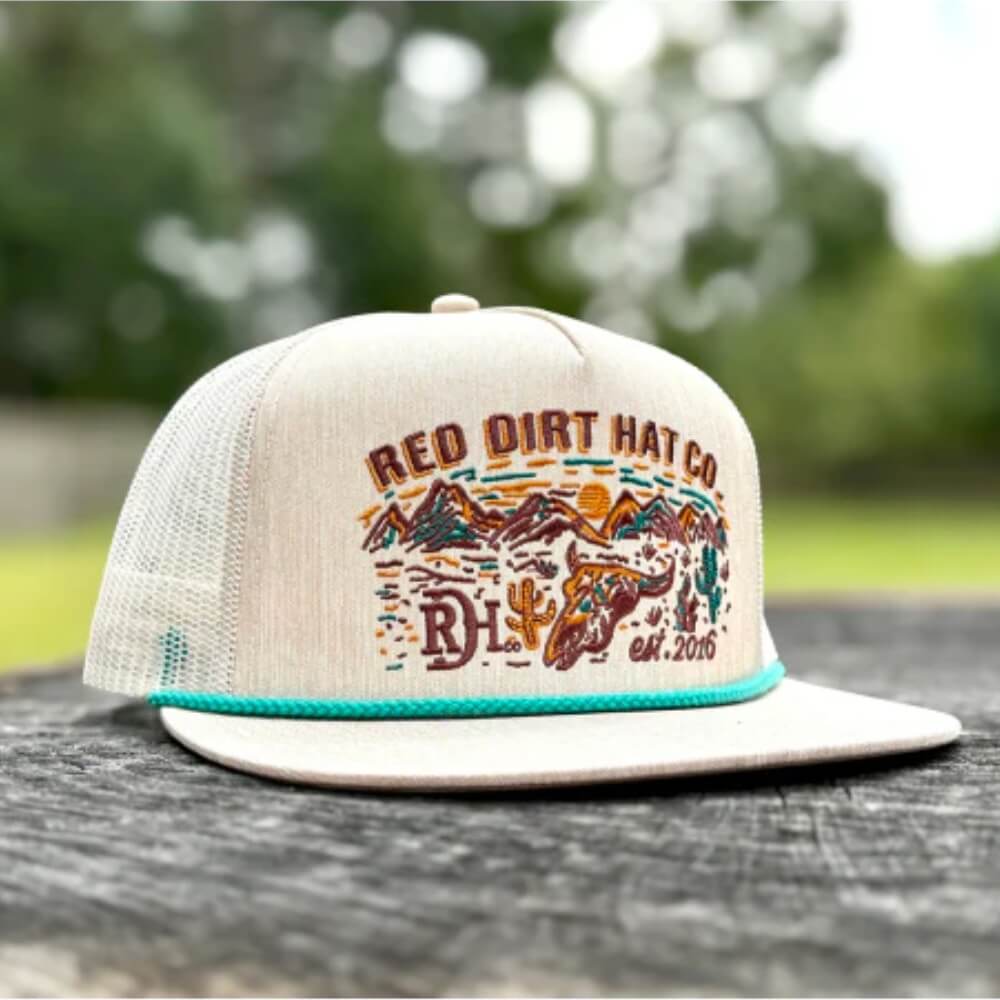 Red Dirt Mens Deserted Flat Cap