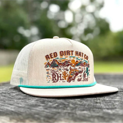 Red Dirt Mens Deserted Flat Cap