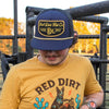 Red Dirt Mens Dusk Flat Cap Navy/Black - RDHC441