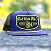 Red Dirt Mens Dusk Flat Cap Navy/Black - RDHC441