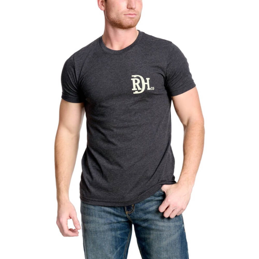 Red Dirt Mens Grey Arrowhead Logo T-Shirt