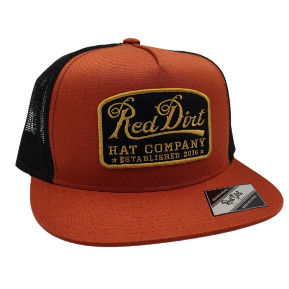 Red Dirt Mens Guitar Flat Cap - RDHC339
