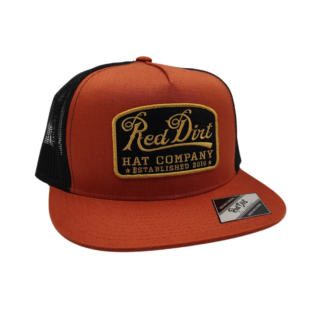 Red Dirt Mens Guitar Flat Cap