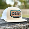 Red Dirt Mens Lifestyle Flat Cap Khaki/ White - RDHC484