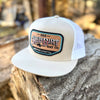Red Dirt Mens Lifestyle Flat Cap Khaki/ White - RDHC484