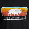 Red Dirt Mens Logo Graphic T-Shirt Black - RDHC-T-170