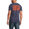 Red Dirt Mens Mesa Graphic Short Sleeve T-Shirt Navy