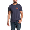 Red Dirt Mens Mesa Graphic Short Sleeve T-Shirt Navy