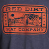 Red Dirt Mens Mesa Graphic Short Sleeve T-Shirt Navy