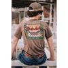 Red Dirt Mens Short Sleeve Home On The Range T-Shirt Brown