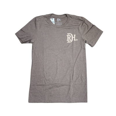 Red Dirt Mens Short Sleeve Home On The Range T-Shirt Brown