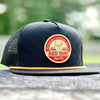 Red Dirt Mens The Rack Flat Cap Black - RDHC532