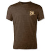 Red Dirt Mens Tool Leather Design T-Shirt Brown - RDHC-T-185