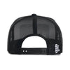 Red Dirt Mens White & Black Striped Patch Cap White & Black - RDHC487