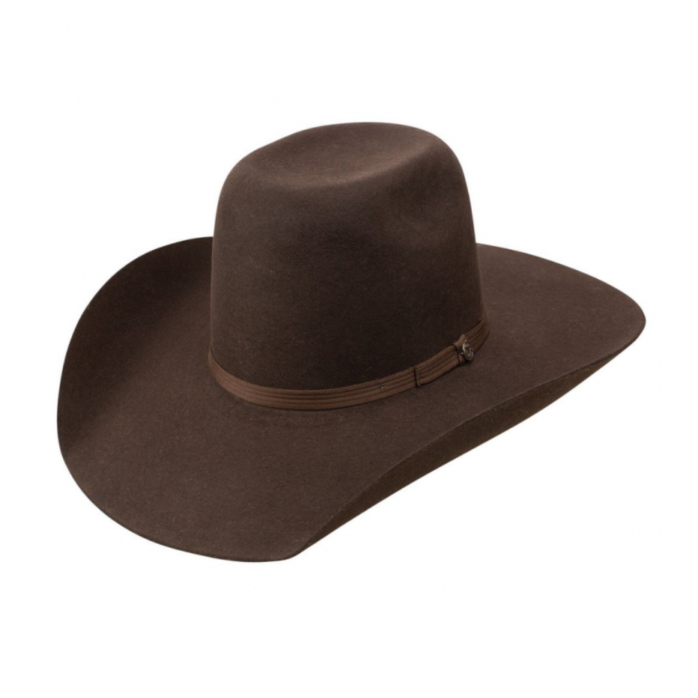 Beautiful Resistol Mens 4X Day Money Felt Hat In Brown