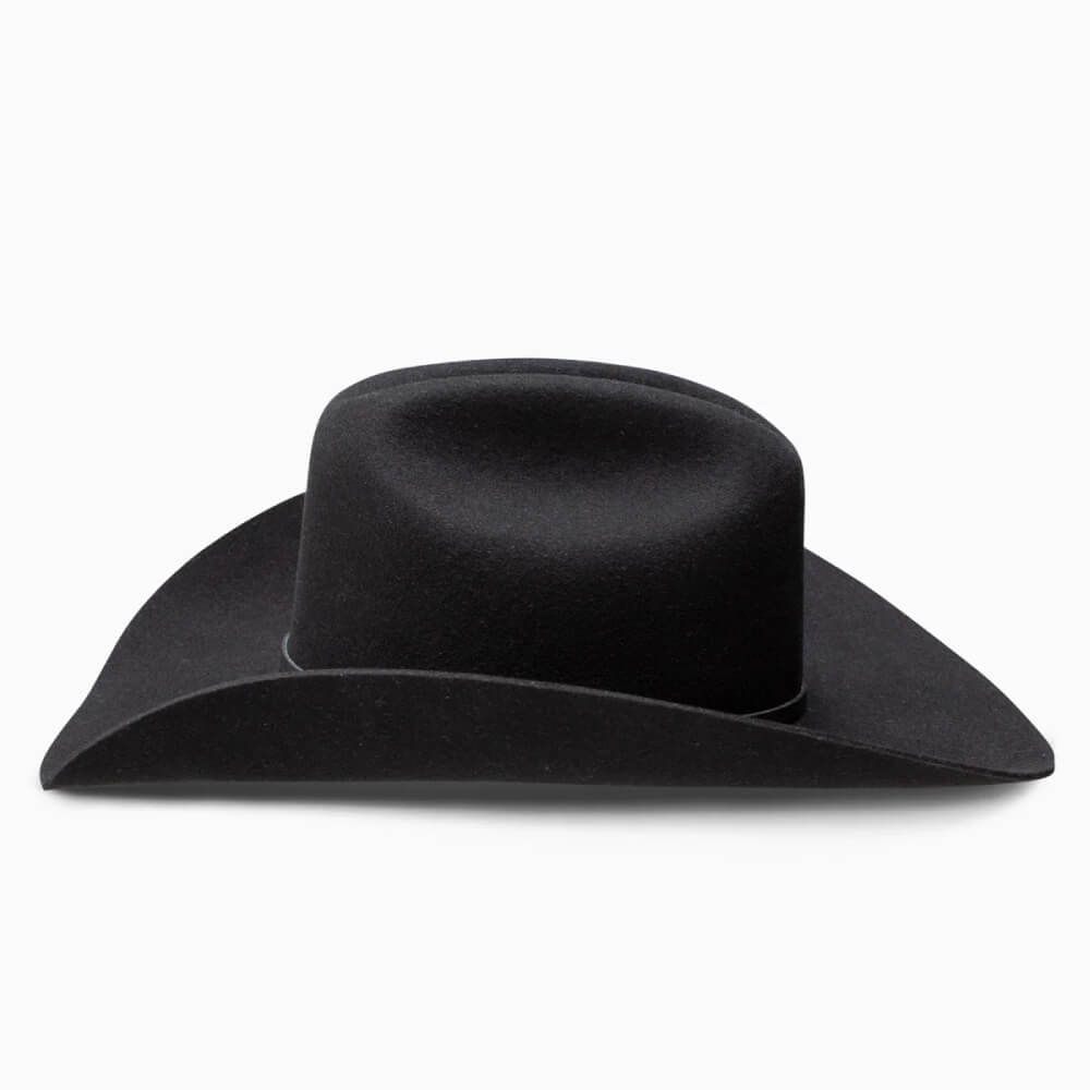 Resistol Mens 4X George Strait Sonora Felt Hat Black - RWSNOR52-07