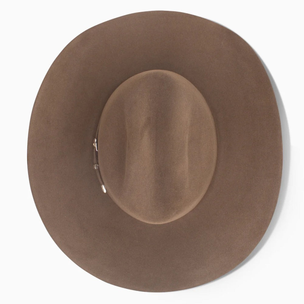 Resistol Mens 6X Midnight Brown Felt Hat - RFMDNTRB-B5