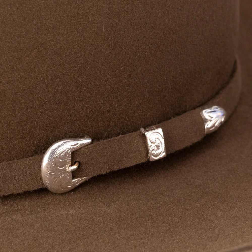 Resistol Mens 6X Midnight Brown Felt Hat - RFMDNTRB-B5