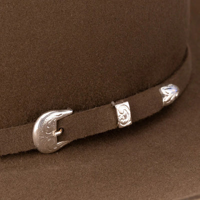 Resistol Mens 6X Midnight Brown Felt Hat - RFMDNTRB-B5