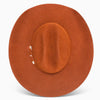 Resistol Mens 6X Midnight Felt Hat Rust - RFMDNTRB-RU