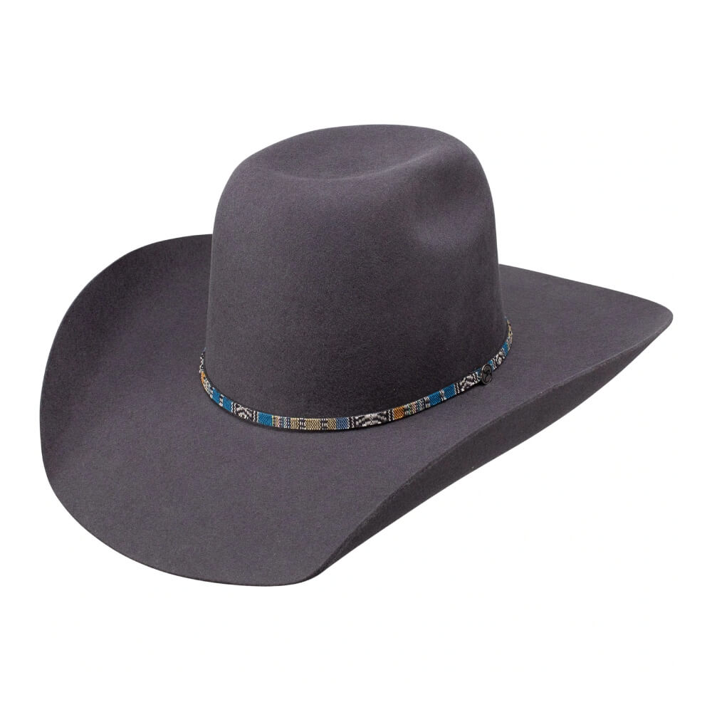 Resistol Mens 6X Silver Smoke Felt Hat - RWSLSM90-53