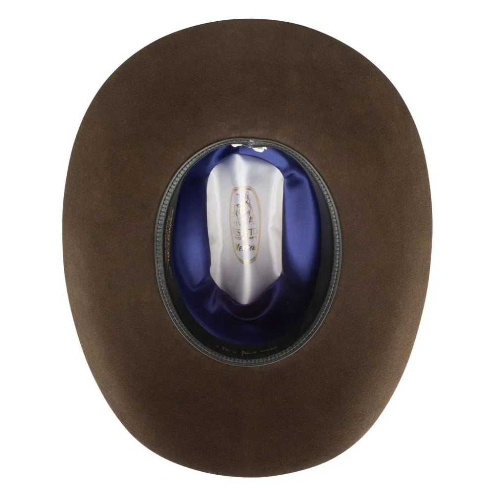 Resistol Mens Cedar Trail 6X Felt Hat Chocolate - RFCDTRRB-22